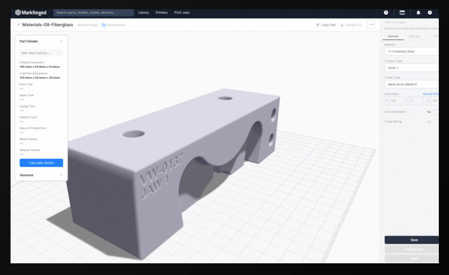 Eiger è il software di slicing più potente sul mercato. Gratuito e Markforged | 3D Company