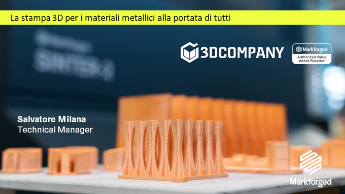 La stampa 3D per i materiali metallici alla portata di tutti